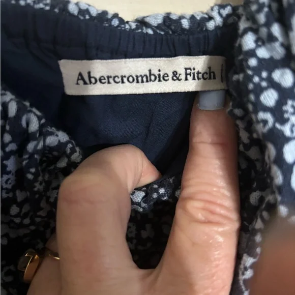 Abercrombie & Fitch Blue Floral Midi Dress - Picture 5 of 5